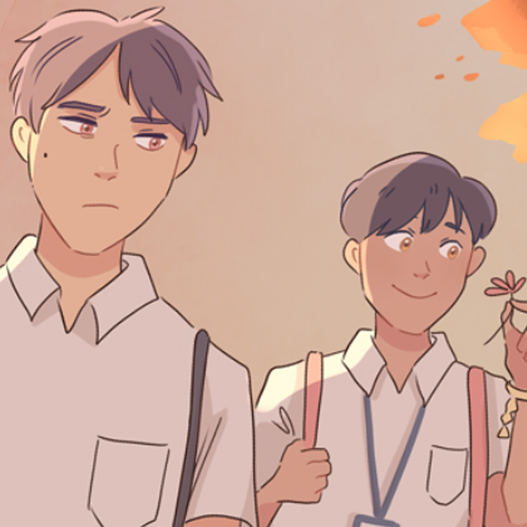 Thumbnail cover art for the webtoon Life in Orange on WEBTOON